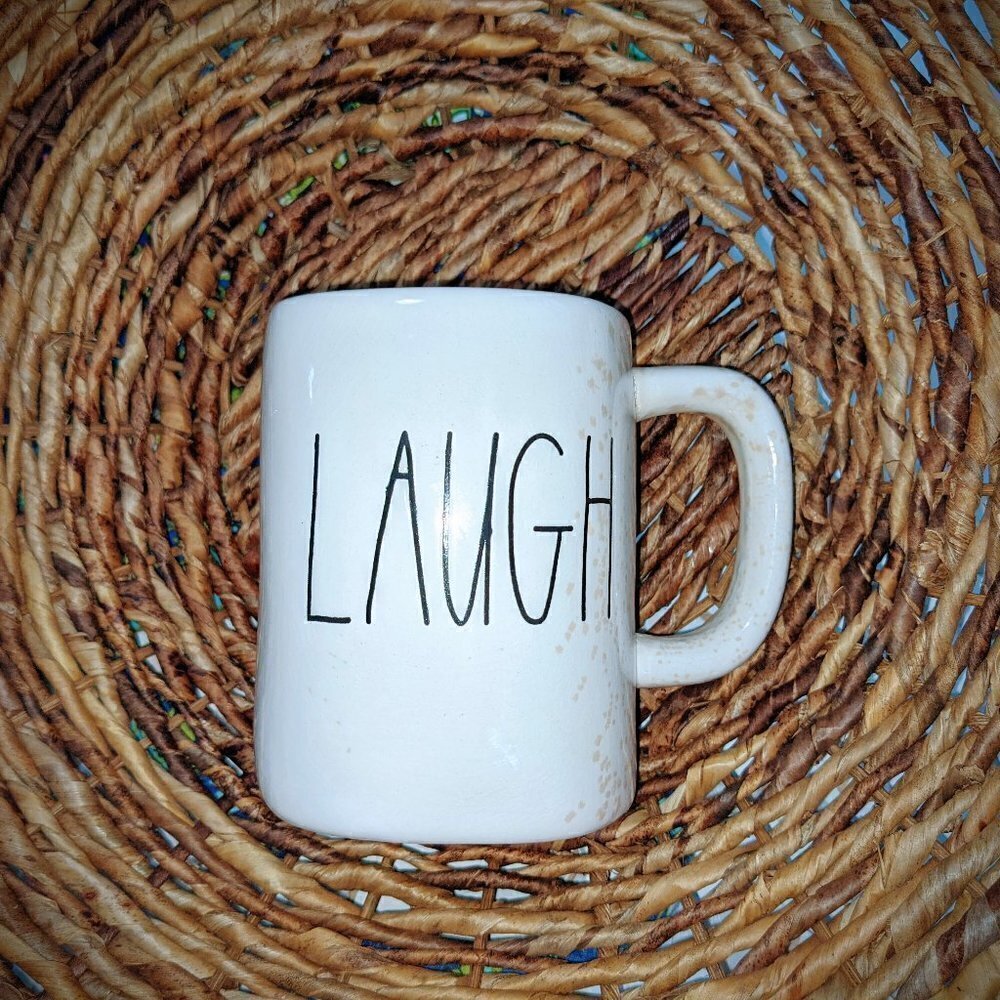 Rae Dunn LAUGH Mug